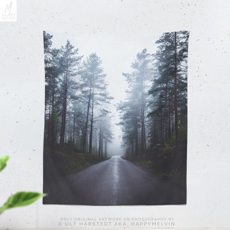 Tall Enchanted Forest Tapestry Nature Wall Tapestry And Wall Decor Making A Unique Dorm And Bedroom Tapestry Statement