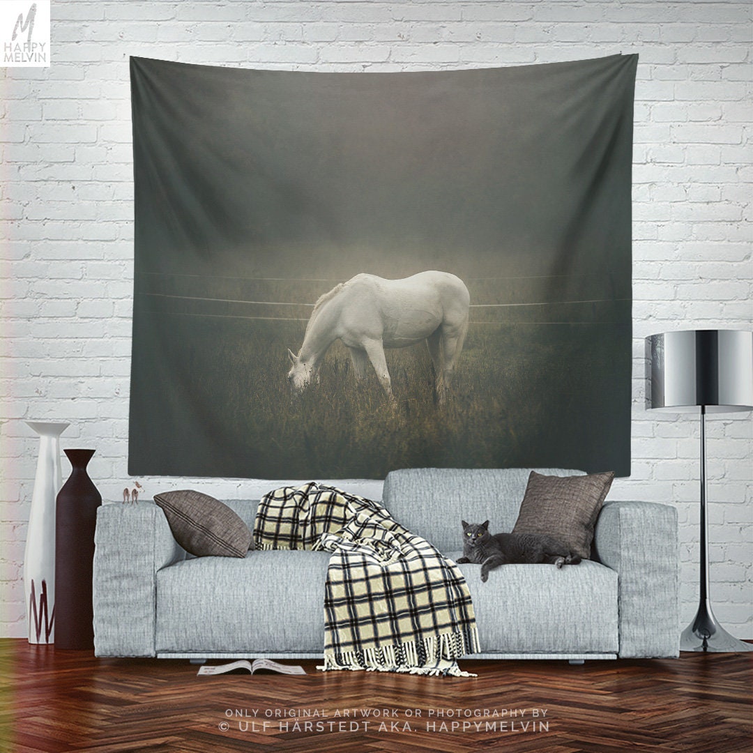 Dreamlike Horse Wall Tapestry Large Horse Lover Wall