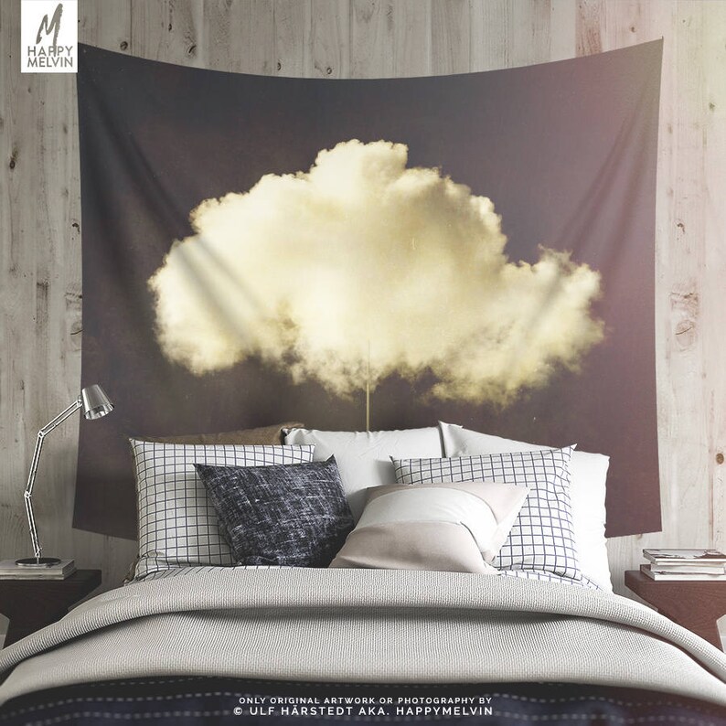 Artsy Cloud Tapestry Bohemian Wall Hanging Artsy Dorm and Etsy