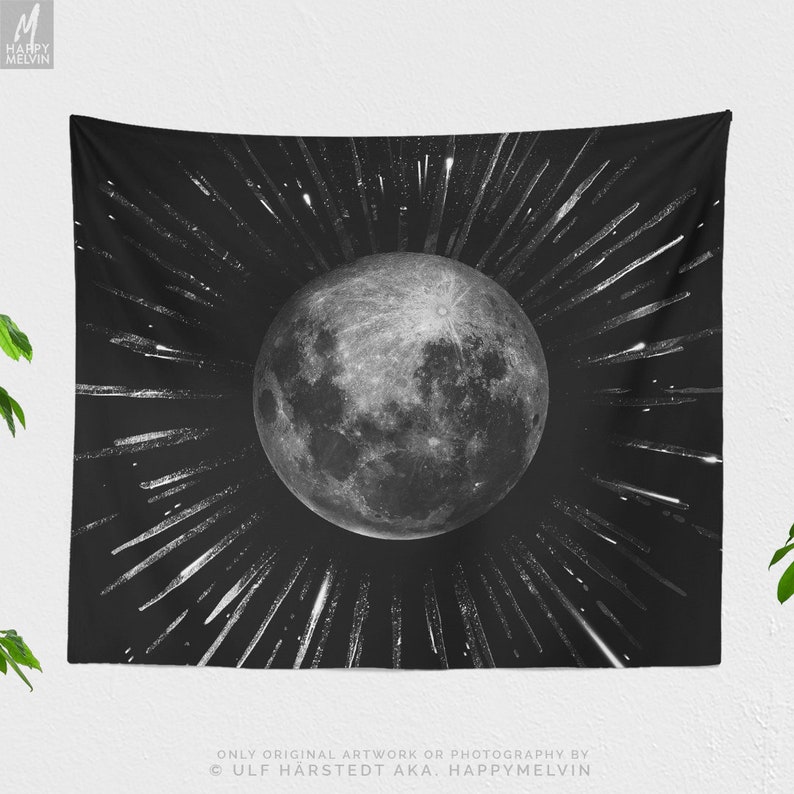 Moon Tapestry Moon Child Tapestry Dorm and Bedroom Decor and Etsy