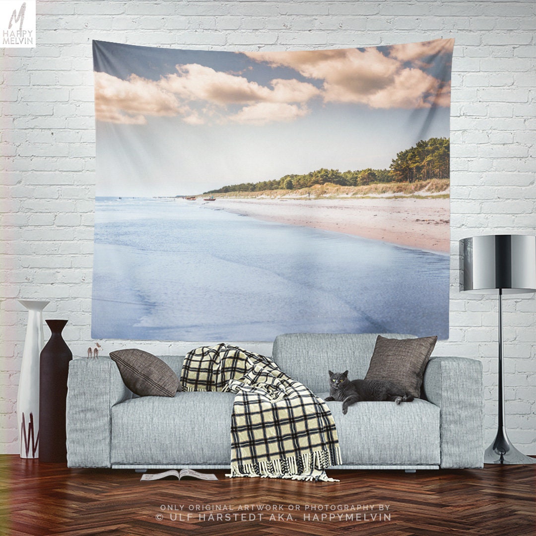 Turquoise Ocean Tapestry Beach Wall Tapestry And Wall