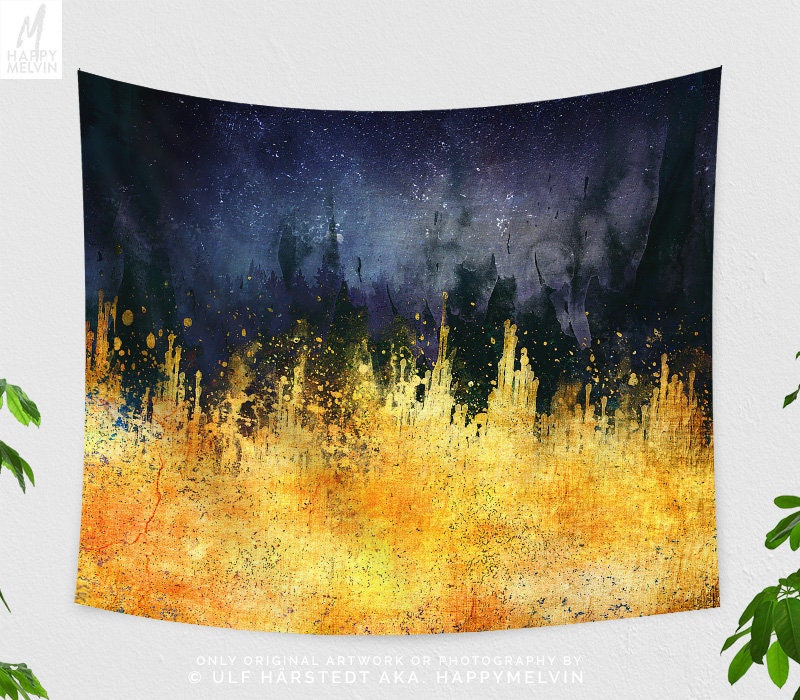 Abstract Art Tapestry Colorful Bedroom Wall Decor Dorm And
