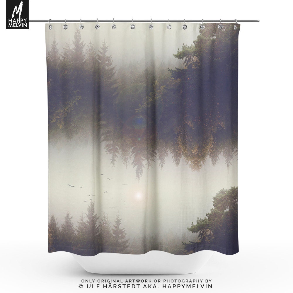 Surreal Forest Art Shower Curtain Curtains Nature Surreal Forest Art Shower Curtain Curtains Nature Bathroom Decor Boho Bath Bohemian Photography