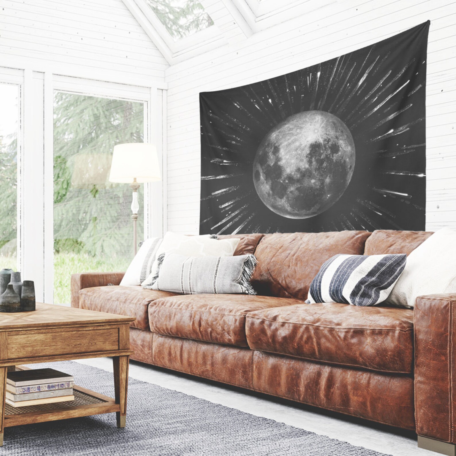 Moon Tapestry moon child tapestry dorm and bedroom decor and Etsy