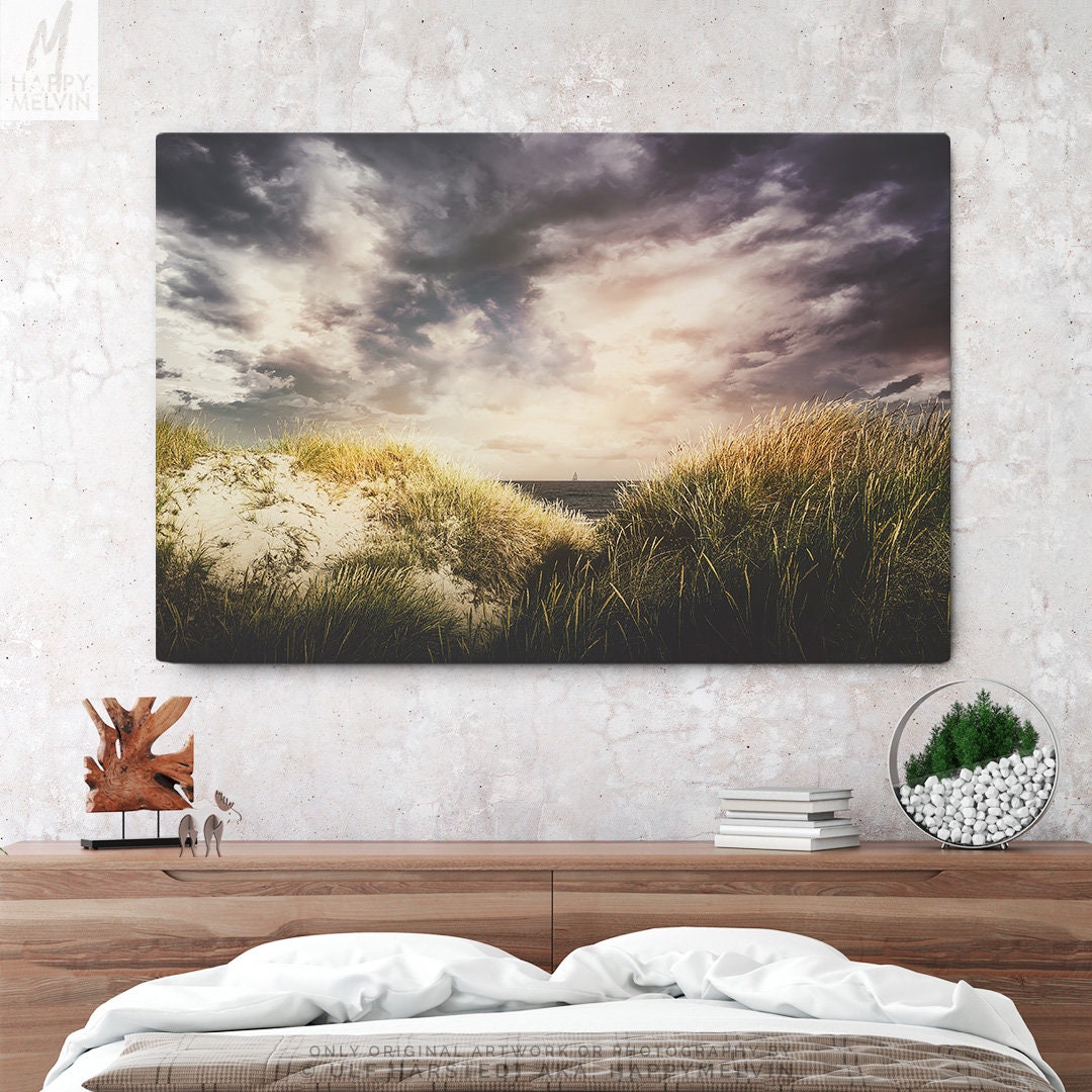 Beach Canvas Art Large Bedroom Wall Art Living Room And Office Nature Wall Decor Summer Home Decor