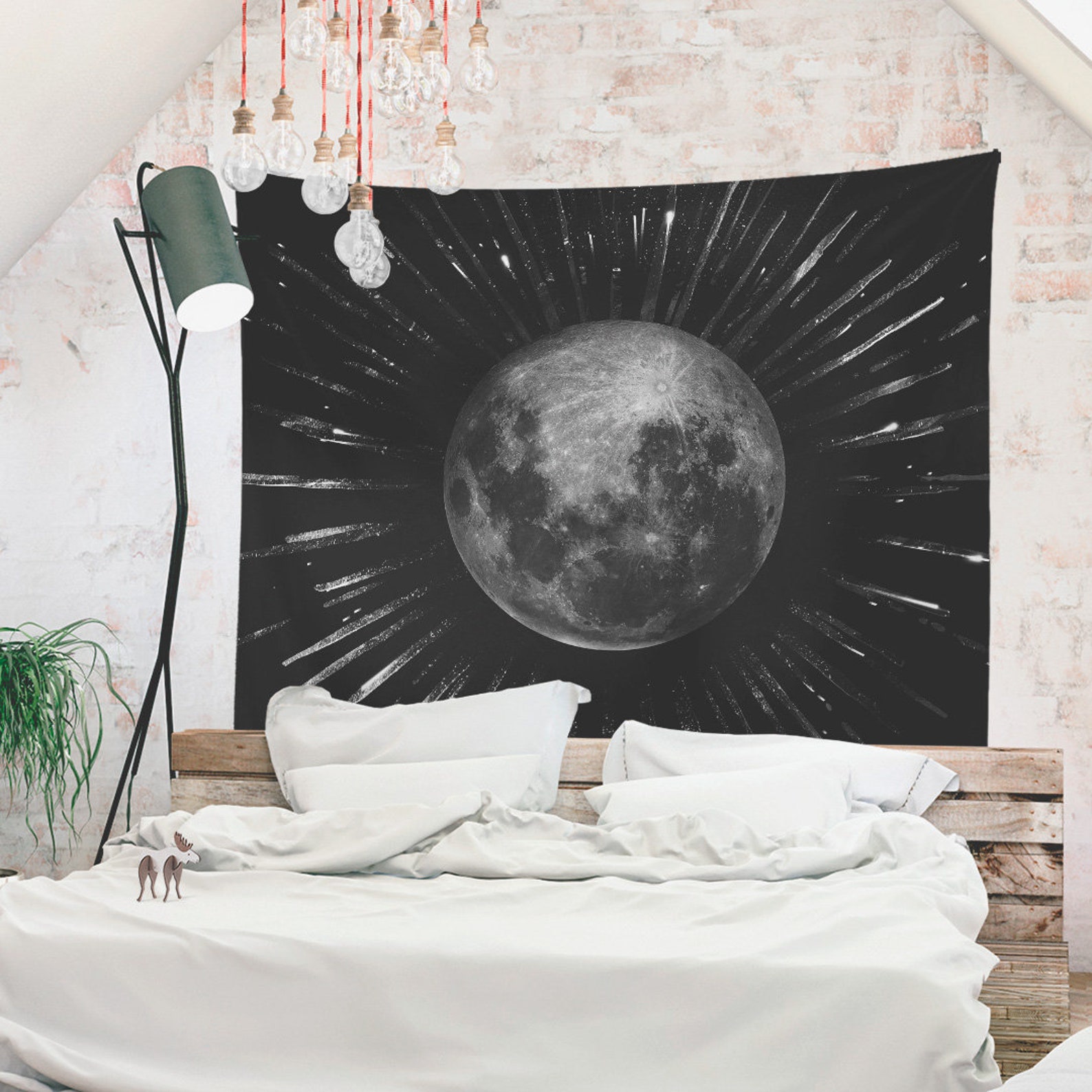Moon Tapestry moon child tapestry dorm and bedroom decor and Etsy