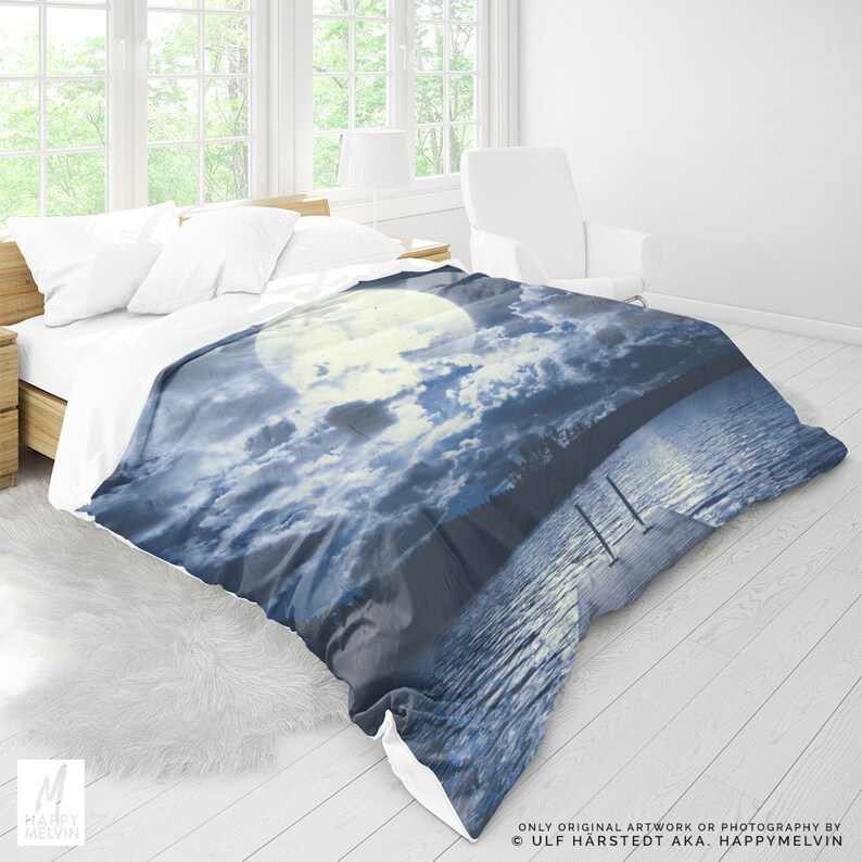 Magical Moon Duvet Cover Nature Art Bed Linen And Bedding Image 0 1