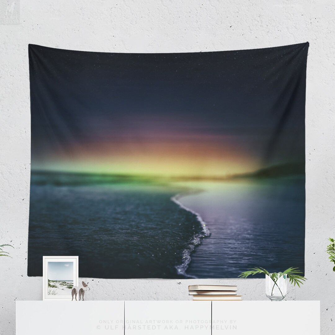 Magical Sunset Tapestry Beach Wall Tapestry Large Ocean Wall Decor And Wall Art Colorful Dorm Room And Bedroom Wall Hanging