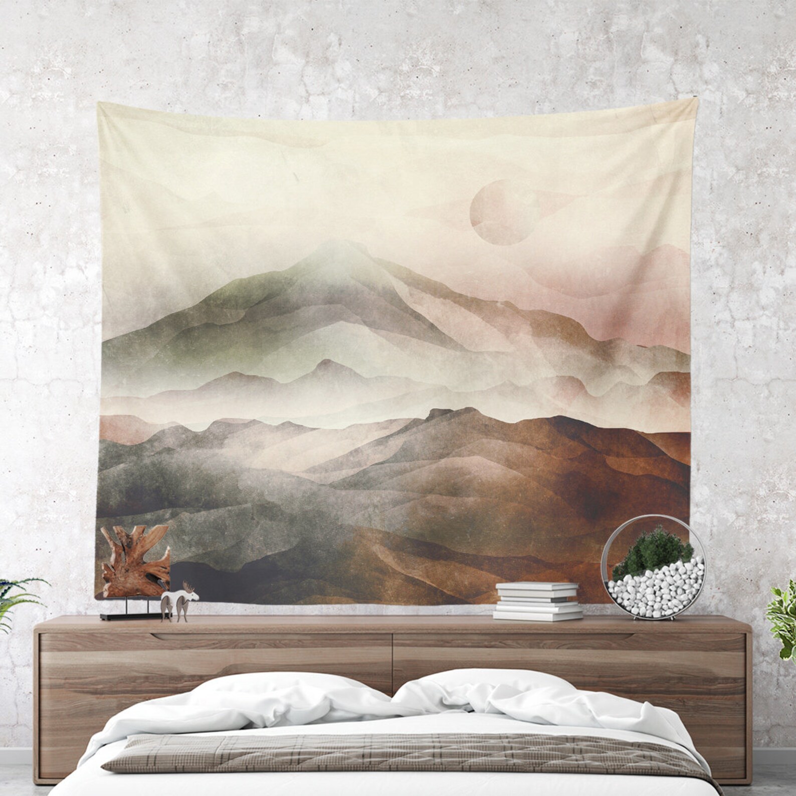 Asian Mountains Wall Tapestry Landscape Art Tapestries Large - Etsy