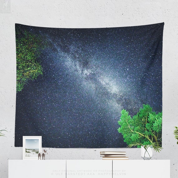 Starry Night Bedroom Tapestry Wanderlust Dorm Wall Decor Colorful Space Living Room Wall Hangingmand Wall Art