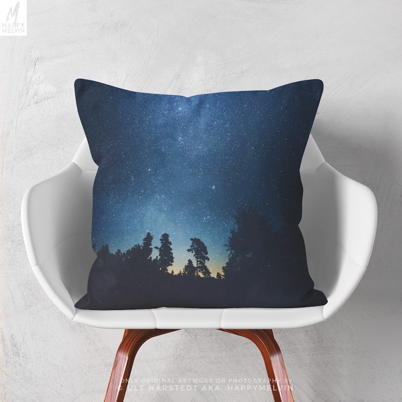Milky Way Pillow Case Wanderlust Throw Pillow Cover That Make Etsy