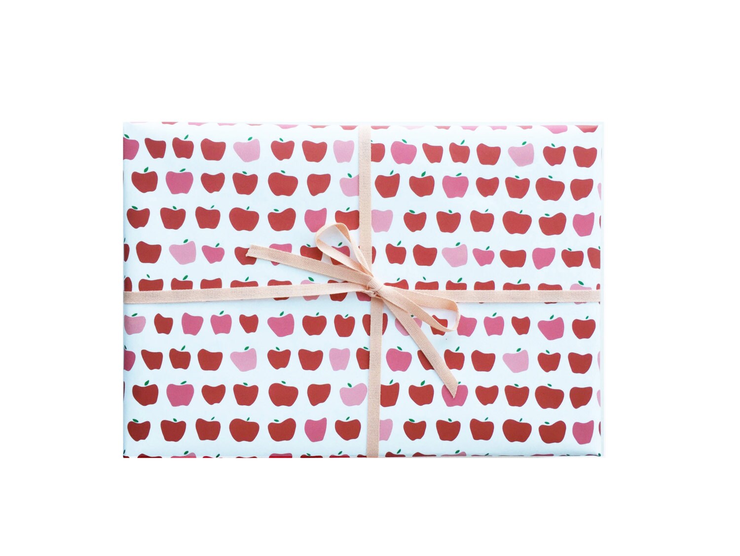 Apple Wrapping Paper Apple Wrapping Sheets Apple Gift Wrap Etsy