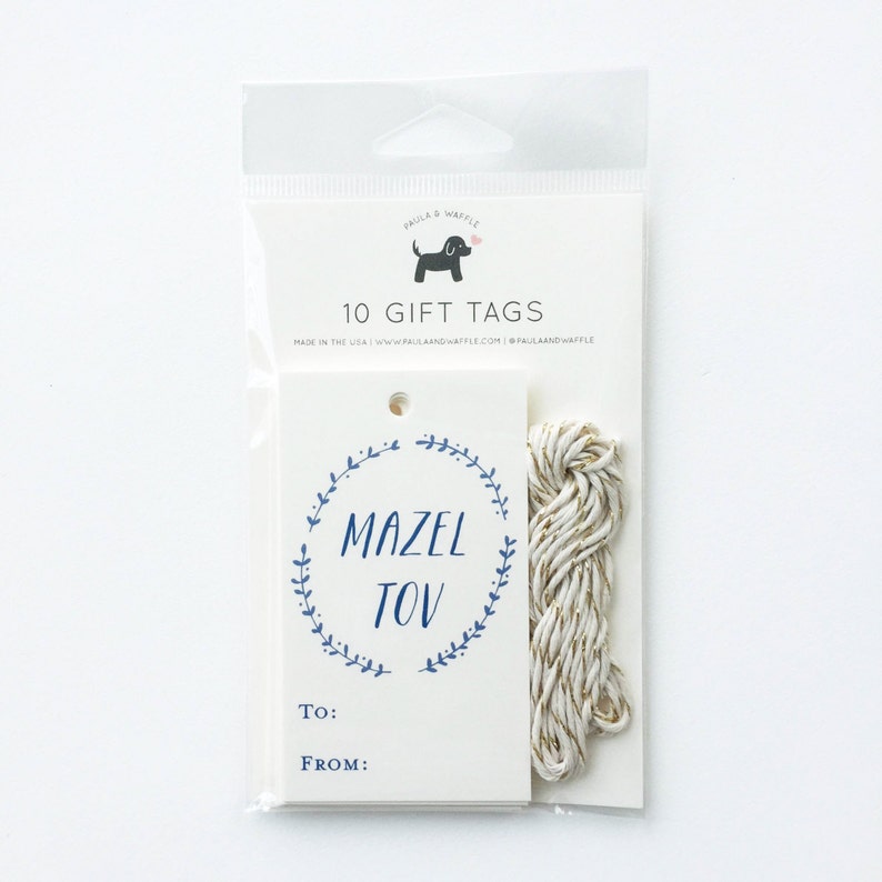 Mazel Tov Gift Tags Gift Tags