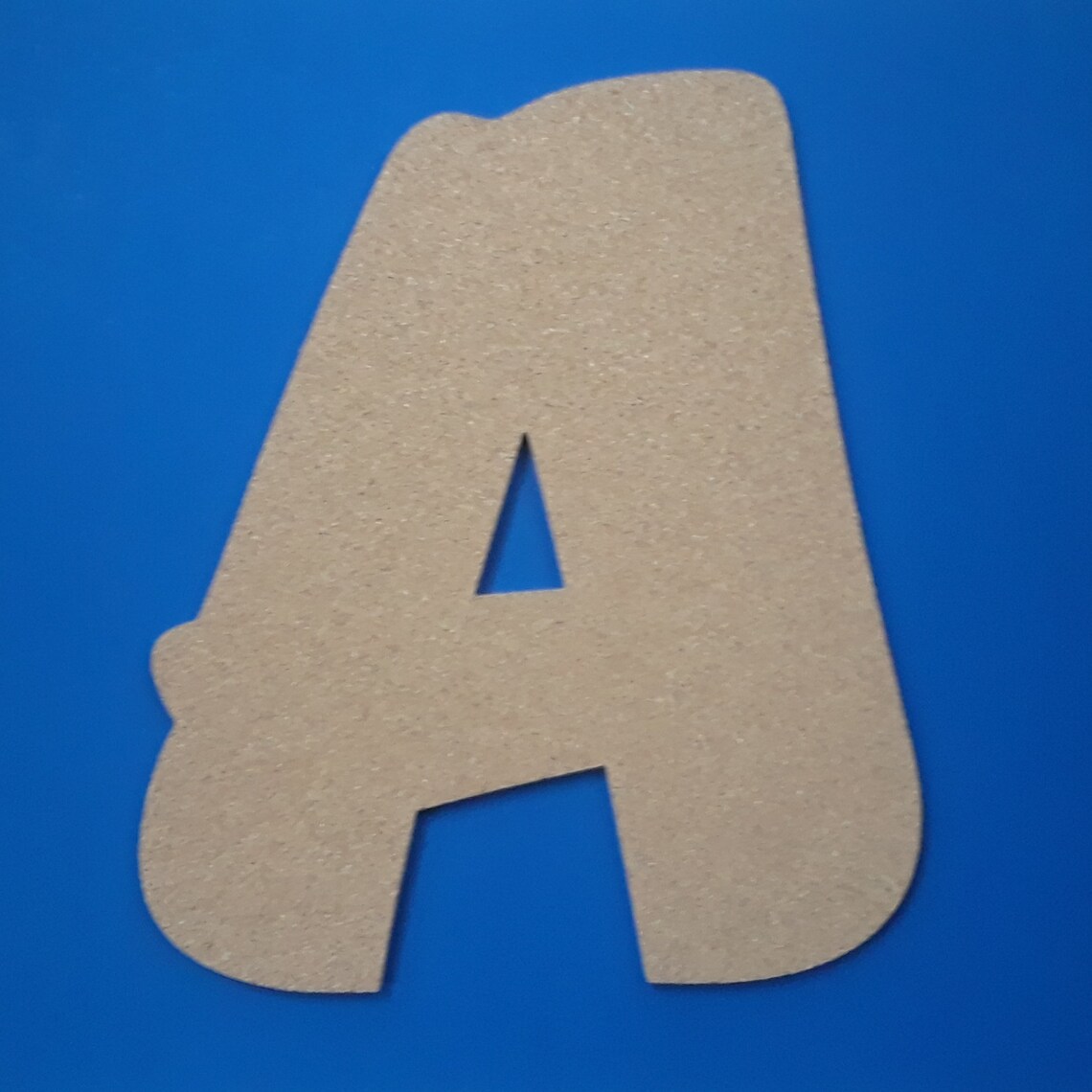 Cork Letters 6 Inch Brushed Font Cork Board Letters Wood Etsy