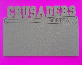 Personalized Baseball/Softball cork board w/ engraved name and details. Softball corkboard, Baseball cork board, Baseball Softball Gift