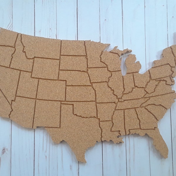 USA cork board, USA corkboard map,  pin board,  USA bulletin board, Country cork boards,  state cork boards, United States corkboard