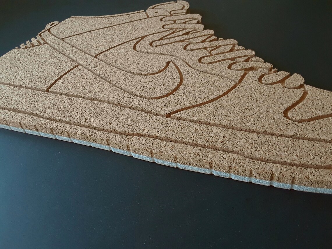 cork board nike shoes