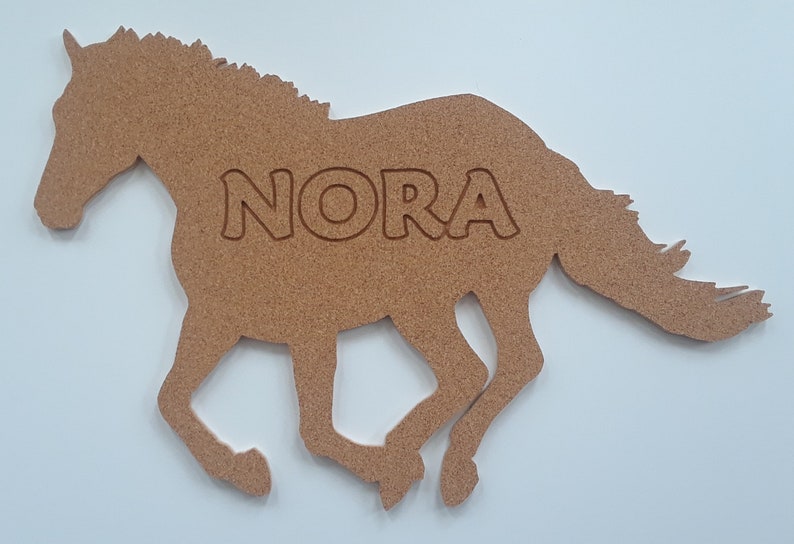 Horse Bulletin Board Horse Cork Board Horse Pin Board Horse Etsy