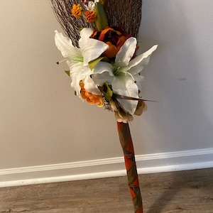 Lily of the Valley Jumping Broom We can design any style broom for your wedding Please send conversation