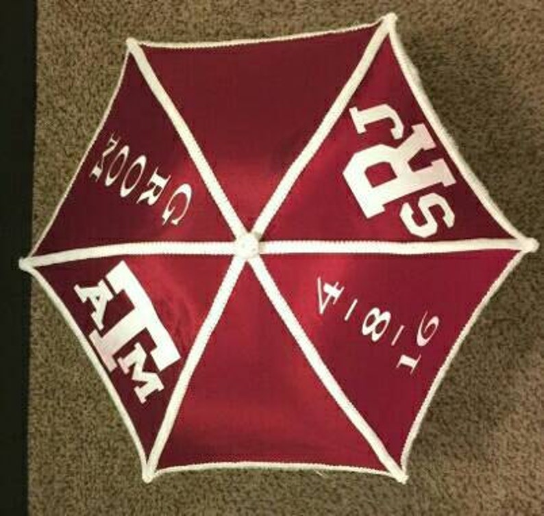New Orleans Second line Umbrellas Texas A&M inspired set Etsy