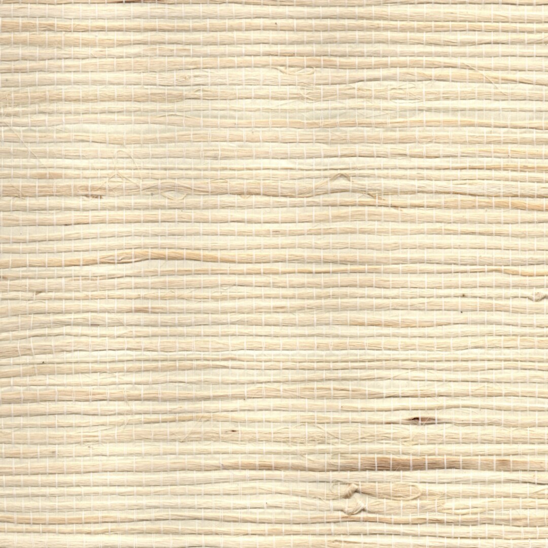 Polar White Grasscloth Wallpaper Etsy