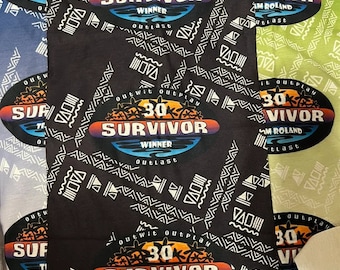 Custom Tribal style headband, Team Headwear family trip gift, Personalized Survivor wear, Custom Tribe bandanas mask Bontsu