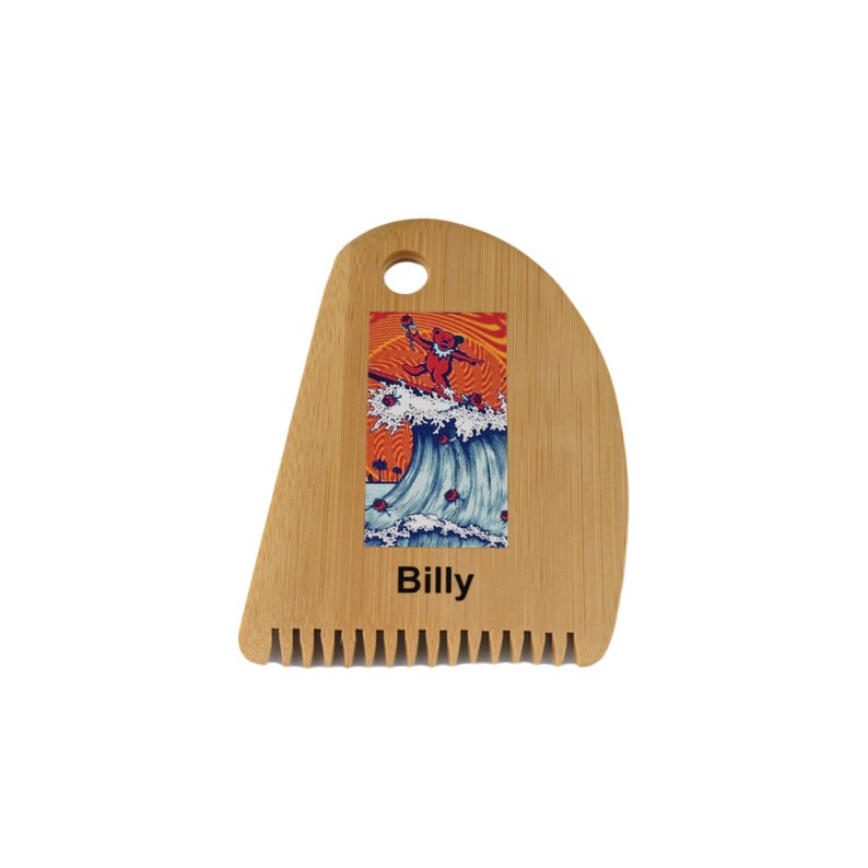 Bamboo Surf Wax Comb Surf Accessories Surfboard Custom Wax Etsy