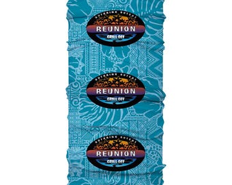 Custom Tribal Tiki style headband, Team Headwear, family trip gift, Personalized Survivor wear, Custom Tribe bandanas mask Bontsu