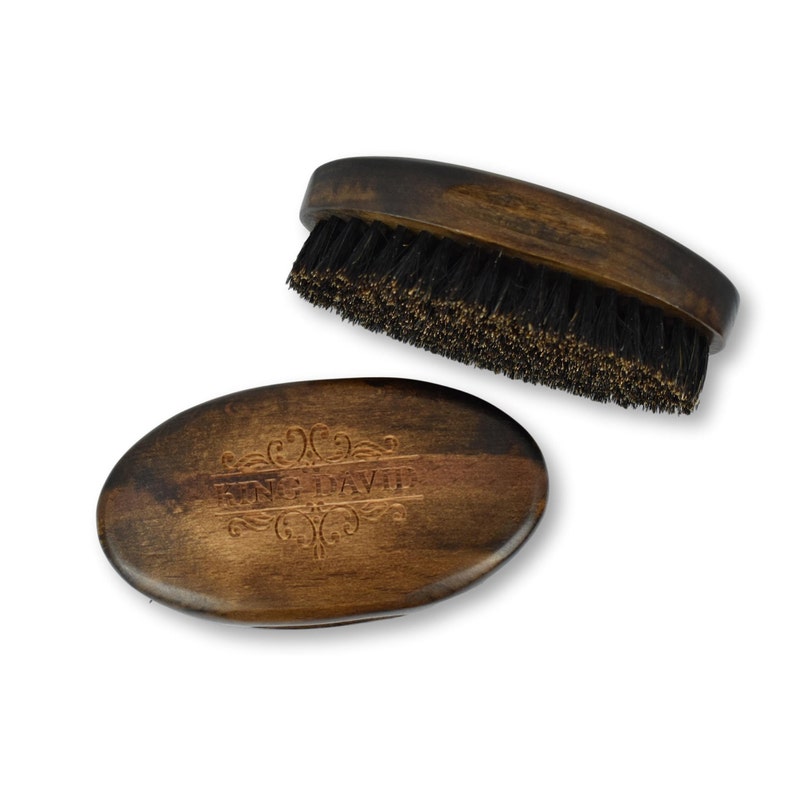 Vintage Wood Beard Brush With Boars Hair Custom Brush - Etsy