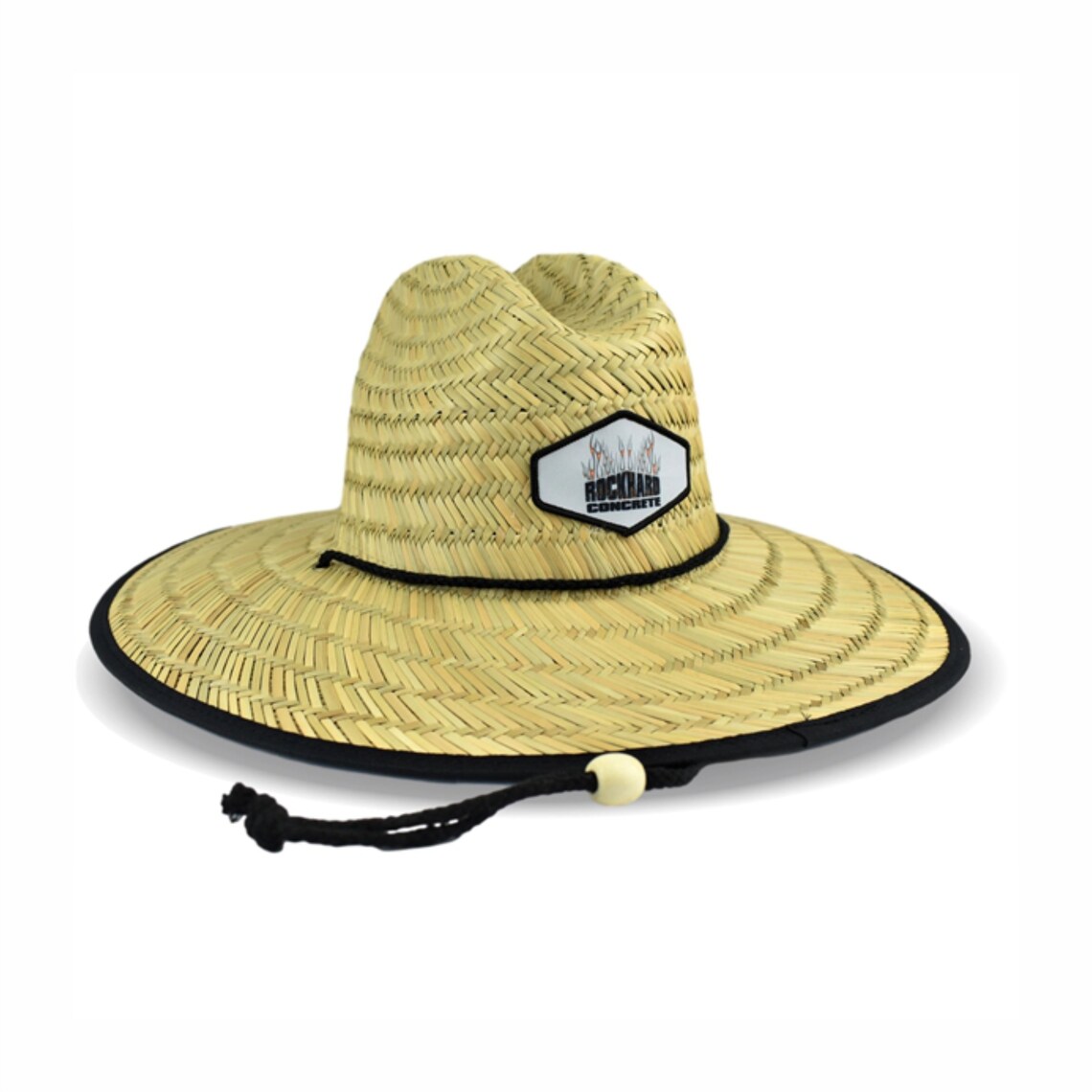 Custom Patch Straw Hat Team Beach Hat Personalized Straw Etsy