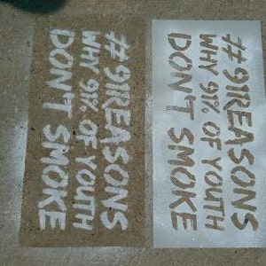 Mylar Signs Custom Mylar Stencils, Event Stencils, Sidewalk Stencils, Sign Stencil ...