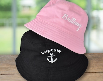 Custom Embroidered Bucket Hat With Personalized Embroidery