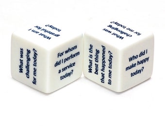 Custom Pair Dice / Text on All Six Sides /Numbers, Letters or Logos/ Personalized dice/19mm dice/Wedding parties/Game dice Valentine gift