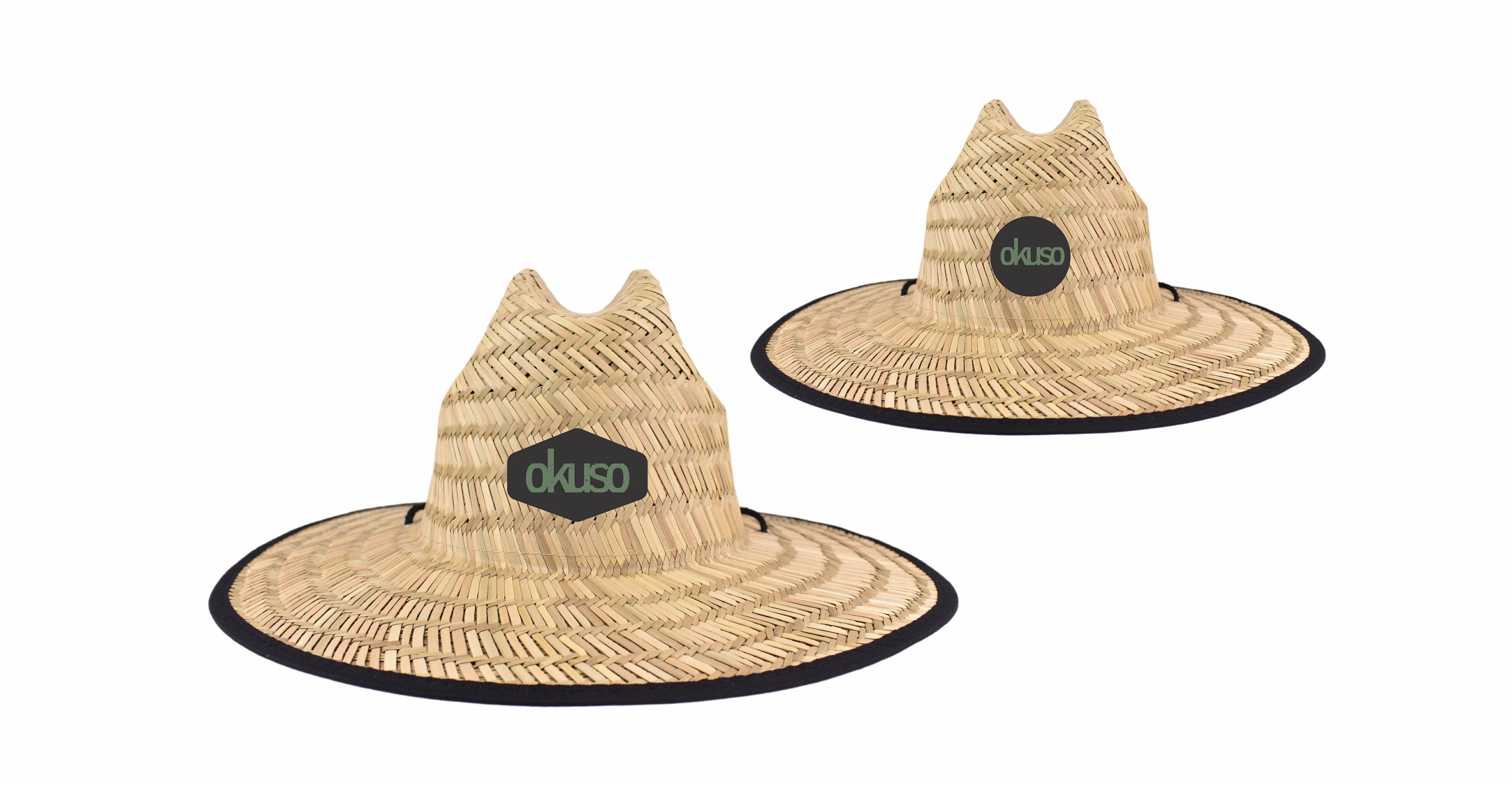Okuso Straw Hat, Team Beach Hat, Lifeguard Straw Hat, Farm Hat