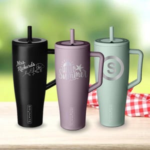 Fully Custom Brumate Era Tumbler 40oz Handle and Straw Lid Personalized Tumbler Personal Drinkware Engraved Water Bottle Leak Proof