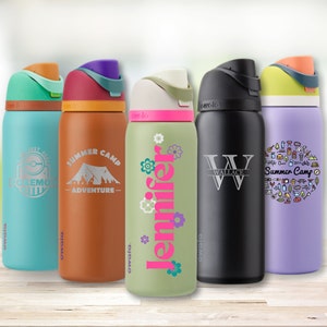 OWALA 40oz Freesip Tumbler With Straw Custom Laser Engraved Double  Insulated / Stainless Steel Sports Drinkware Personalized 