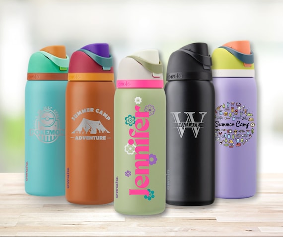 32oz Personalized Water Bottle Owala Freesip Insulated Stainless