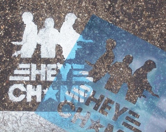 Custom Mylar Stencils, Event Stencils, Sidewalk Stencils, Sign Stencil, Letter Stencils, painting stencil, chalk stencil, sidewalk stencil,