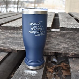 20 oz. Insulated Stainless Steel Pilsner Tumbler, beer glass shape, double wall, vacuum insulation, beer cup, mug, Valentine&#39;s Day gift