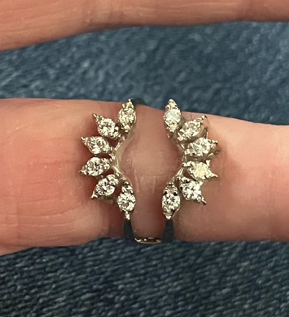 Gen. Diamond Jacket/Insert Ring 14kt White Gold; … - image 5