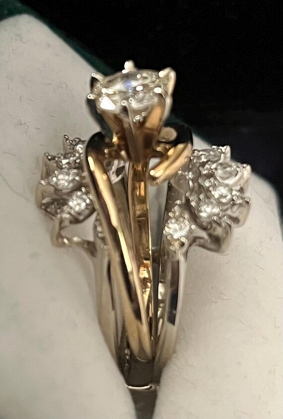 Gen. Diamond Jacket/Insert Ring 14kt White Gold; … - image 10