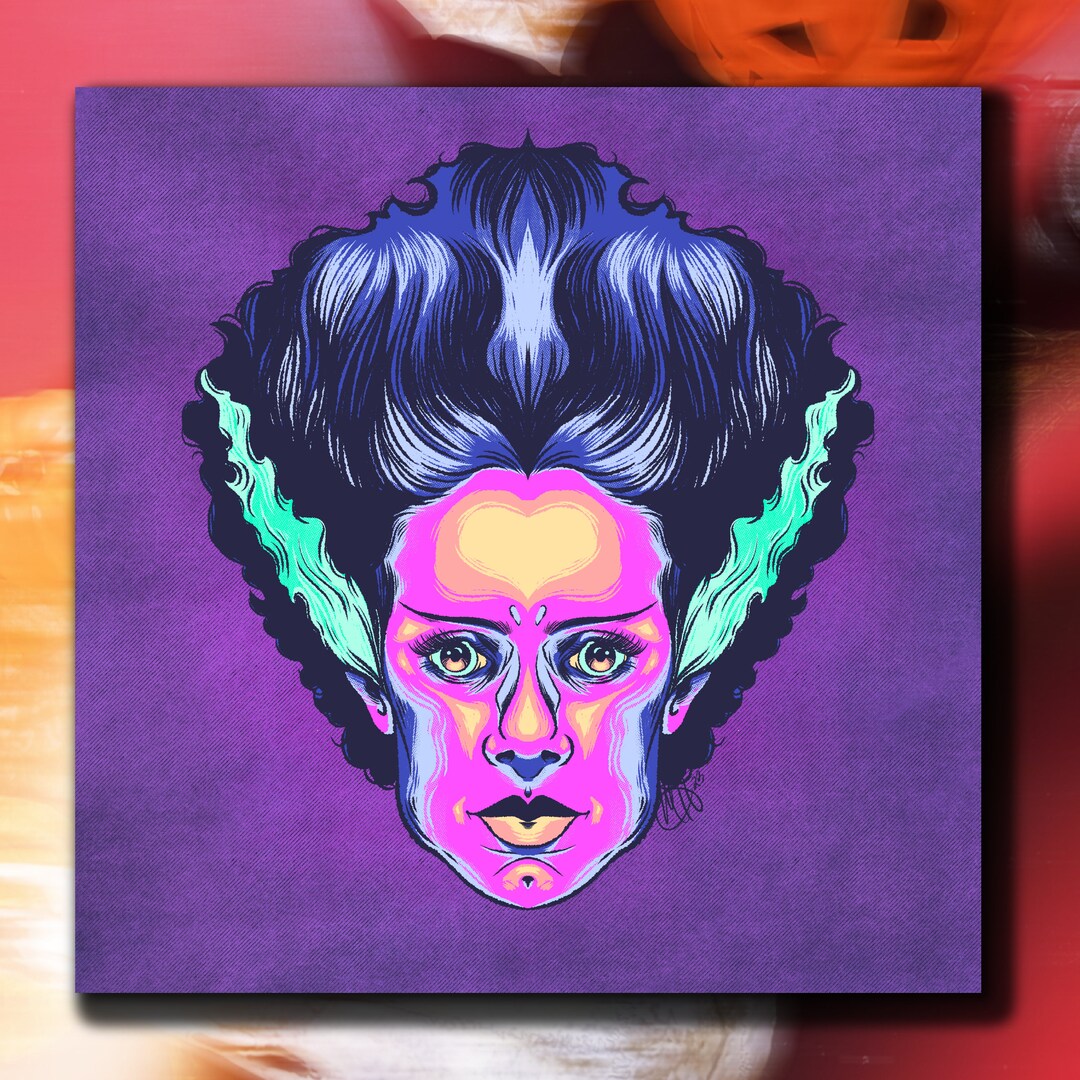 Bride of Frankenstein Art Print | Universal Monsters-inspired Gothic ...