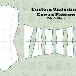 Custom Underbust Corset Pattern