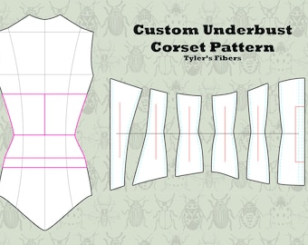 Custom Underbust Corset Pattern