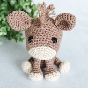Duo The Donkey Amigurumi Crochet Pattern. Donkey Crochet Pattern. Crochet Pattern. Cute Donkey Crochet Pattern. Soft Toy. Stuffed Animal. image 3