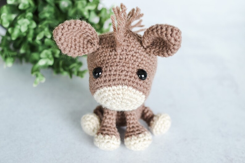 Duo The Donkey Amigurumi Crochet Pattern. Donkey Crochet Pattern. Crochet Pattern. Cute Donkey Crochet Pattern. Soft Toy. Stuffed Animal. image 3