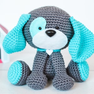 Dog CROCHET PATTERN. Domino The Dog. Snuggle-Sized Crochet Dog Pattern. Amigurumi Dog. Amigurumi Dog Crochet Pattern. Gifts For Kids. image 2
