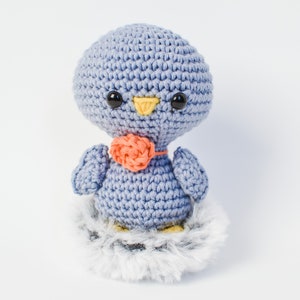 Bird CROCHET PATTERN. Blu The Bird. Crochet Chick Pattern. Amigurumi Bird. Spring Crochet Pattern. Crochet Toy. Spring Crochet. image 5