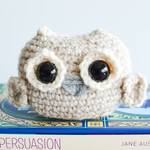 Owl Amigurumi Crochet Pattern. No-Sew Owl Crochet. Cute Owl Crochet Pattern. Quick Crochet Project. Gifts For Kids. Handmade Gift.
