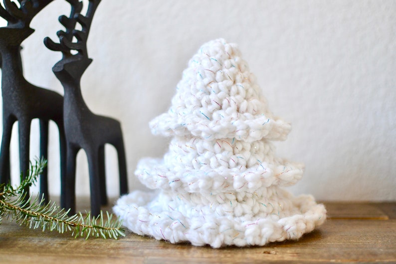 Christmas Tree CROCHET PATTERN. Rustic Tree Ornament Pattern. Amigurumi Christmas Tree. Crochet Ornament. Handmade Gift. Gift For The Tree. image 5